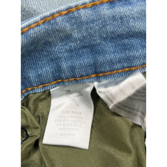 Smith & Mills Mens Denim Jeans Size 34x30 Tailored Perfect Fit Light Wash - Picture 3 of 4